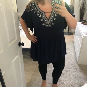 Torrid Super Soft Knit Peplum Top